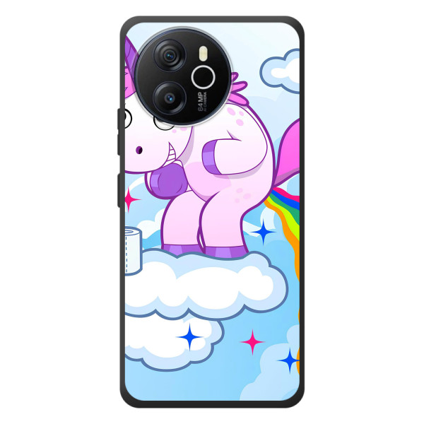 Чехол Unicorn на Blackview Shark 8 – Радуга единорожка