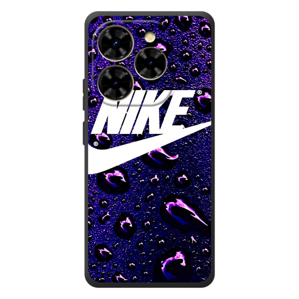 Чохол з логтипом Найк на Blackview Shark 9 – Найк на фіолетовому