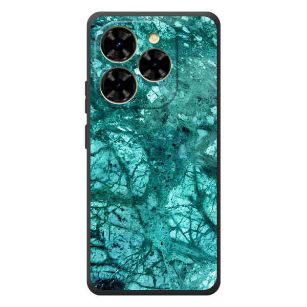 Мраморный чехол на Blackview Shark 9 (VPrint) – Зеленый мрамор