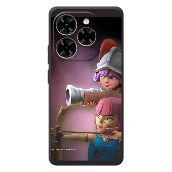 Чохол з героями Клеш Рояль для Blackview Shark 9 – Три мушкетери