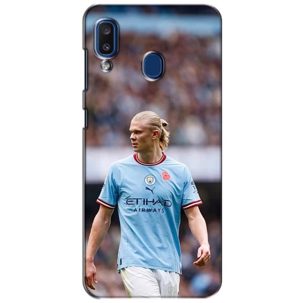 Чехлы с футболистом Ерлинг Холанд для Samsung Galaxy a20 2019 (A205F) (AlphaPrint) – Эрлинг Холанд