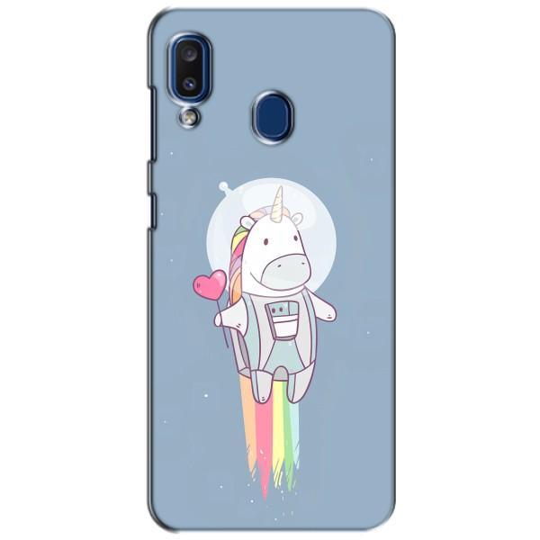 Чехол Unicorn на Samsung Galaxy a20 2019 (A205F) – Единорог космонавт