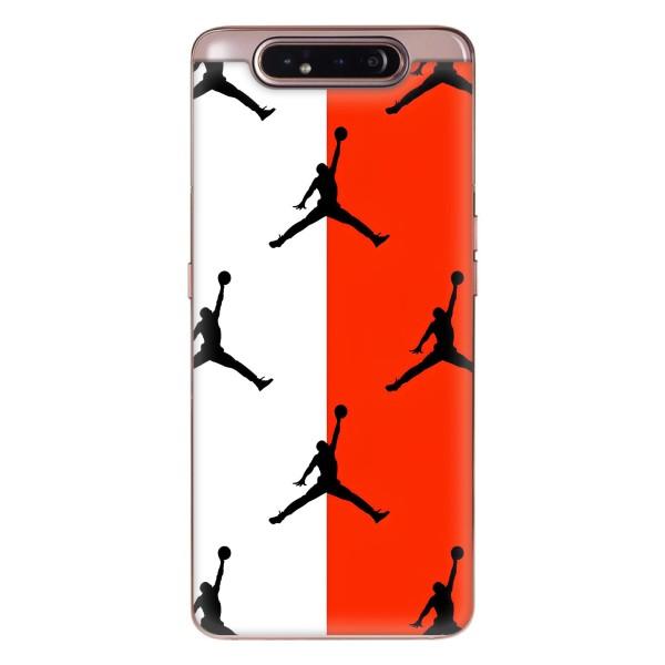 Чехлы для Samsung Galaxy a80 2019 ( A805F ) - с картинкой JORDAN (AlphaPrint) – Лого Джордан