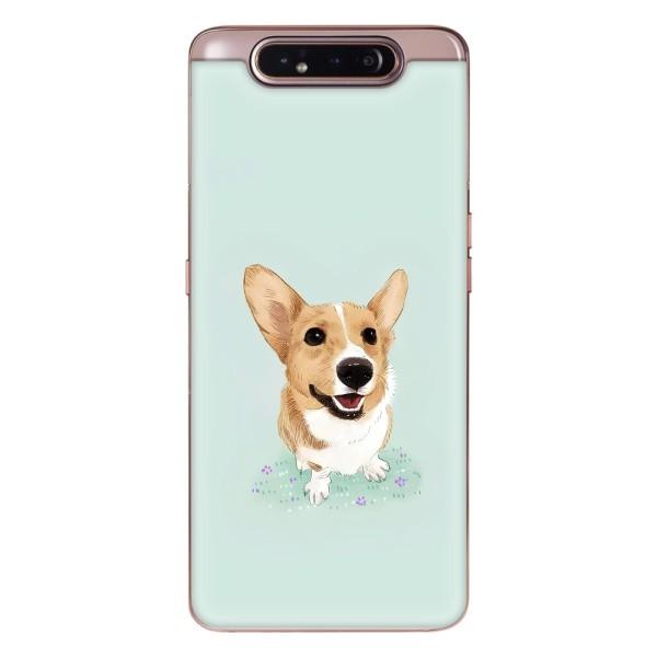 Чехлы с собаками для Samsung Galaxy a80 2019 ( A805F ) (VPrint) – Корги