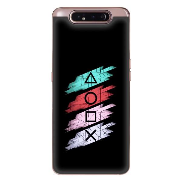 Чехол КИБЕРСПОРТ для Samsung Galaxy a80 2019 ( A805F ) – Значки Sony