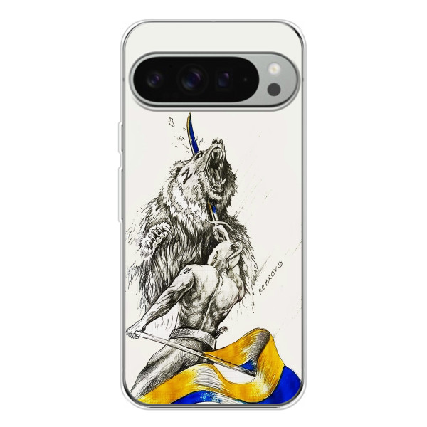 Чехлы Доброго вечора, ми за України для Пиксель 10 Про ХЛ (AlphaPrint) – Победа