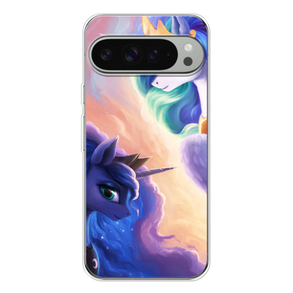 Чехол Unicorn на Google Pixel 10 Pro XL – Единорожки на тучках