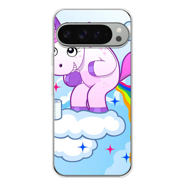 Чехол Unicorn на Google Pixel 10 Pro XL – Радуга единорожка