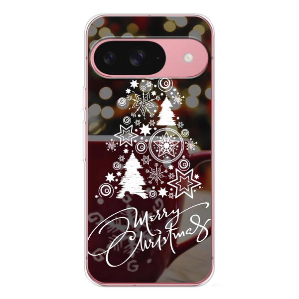 Рождественские Чехлы для Google Pixel 10 Pro (VPrint) – Елочка узорная