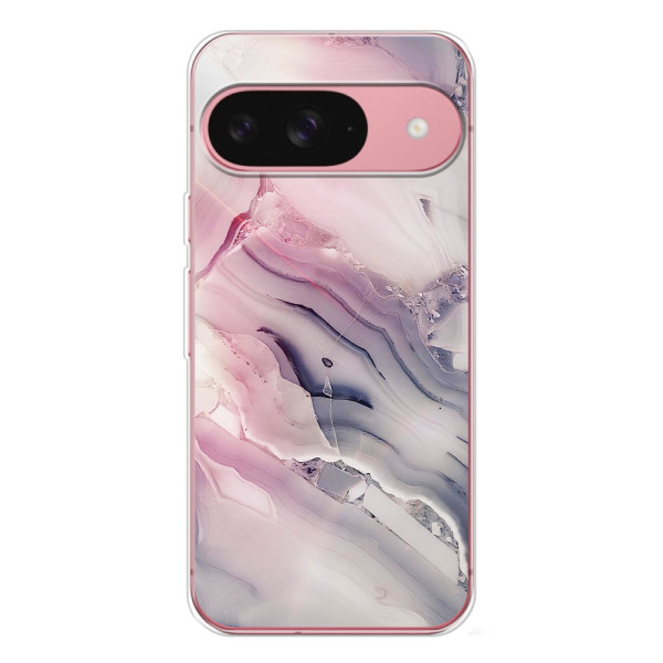 Мраморний чехол на Google Pixel 10 (VPrint) – Пурпурний Мрамор