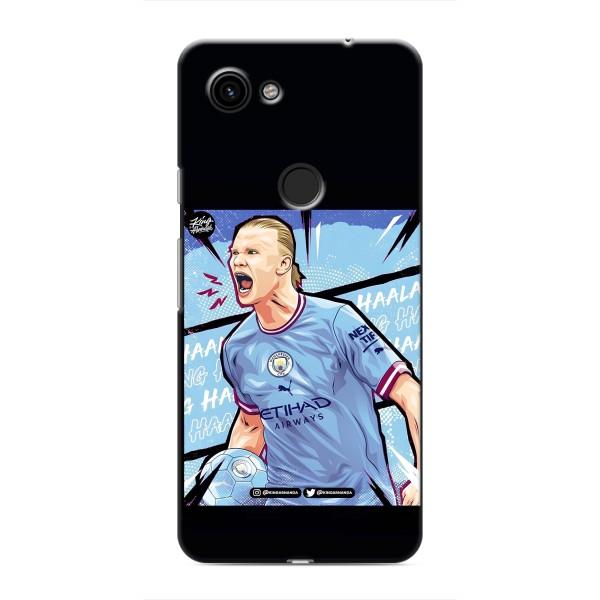 Чехлы с футболистом Ерлинг Холанд для Google Pixel 3 XL (AlphaPrint) – гол Эрлинг Холланд