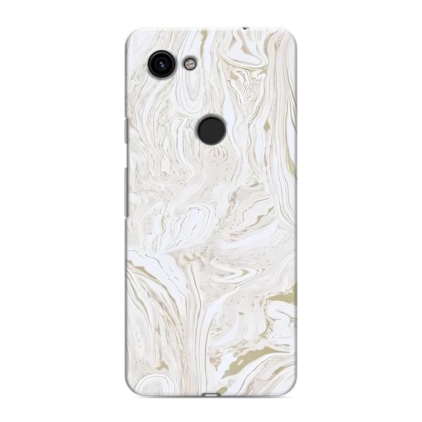 Мраморный чехол на Google Pixel 3a XL (VPrint) – Белый мрамор