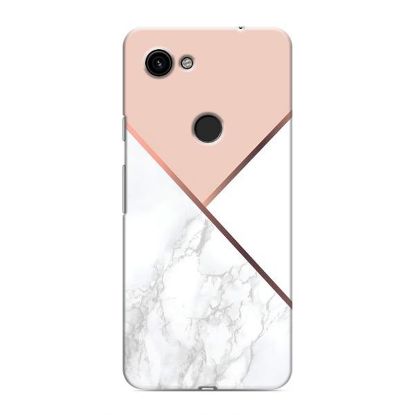 Мраморный чехол на Google Pixel 3a XL (VPrint) – Тройной мрамор