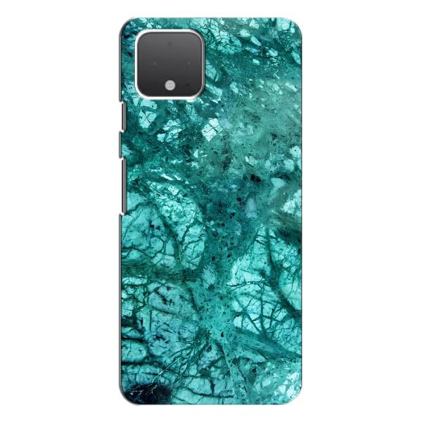 Мраморный чехол на Google Pixel 4 XL (VPrint) – Зеленый мрамор