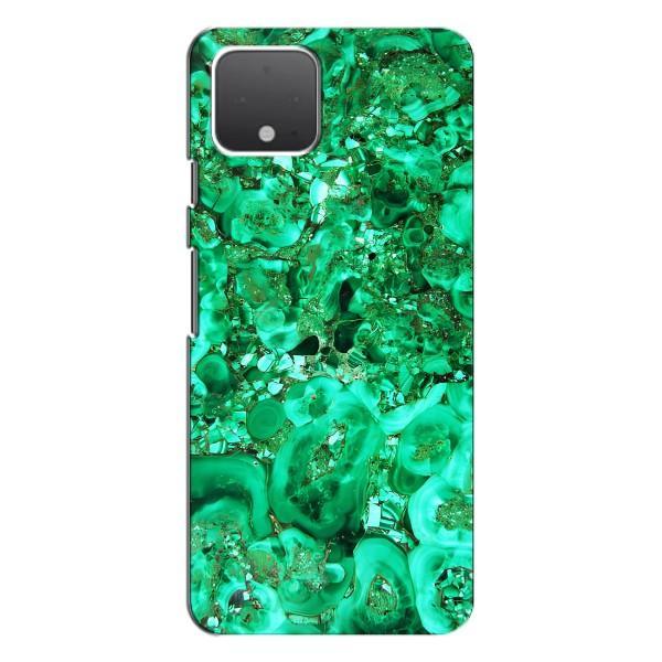Мраморный чехол на Google Pixel 4 (VPrint) – Салатный Мрамор