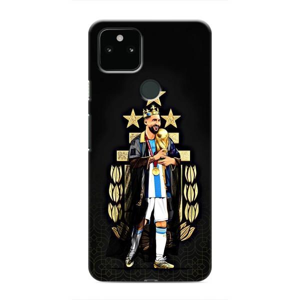 Чохли для Google Pixel 4a 5G (Leo чемпіон) (AlphaPrint) – Мессі Король