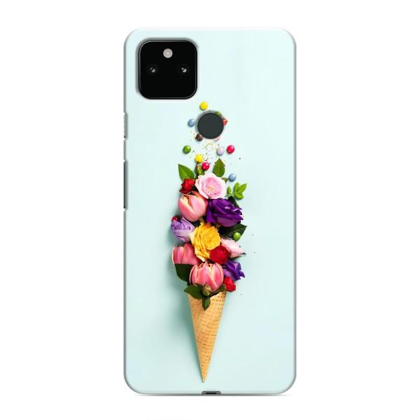 Чохли з тематикою "КВІТИ" на Google Pixel 5 – Квітка-морозиво