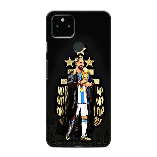 Чохли для Google Pixel 5a 5G (Leo чемпіон) (AlphaPrint) – Мессі Король