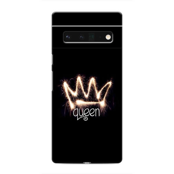 Чехол (Корона на чёрном фоне) для Гугул Пиксель 6 Про – Корона