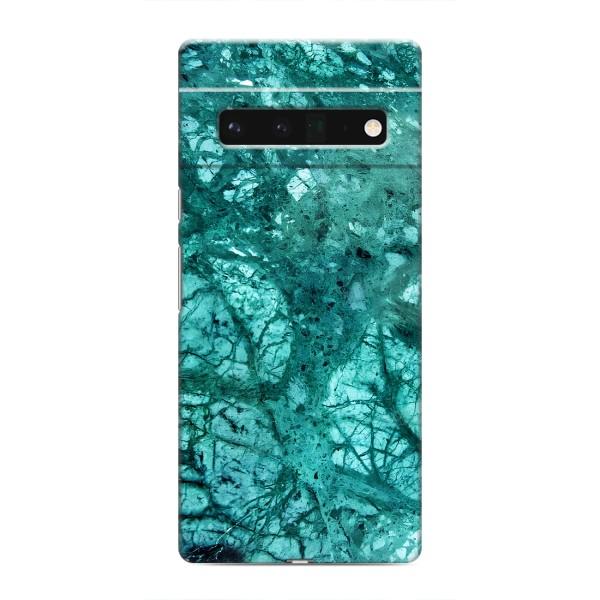 Мраморный чехол на Google Pixel 6 Pro (VPrint) – Зеленый мрамор