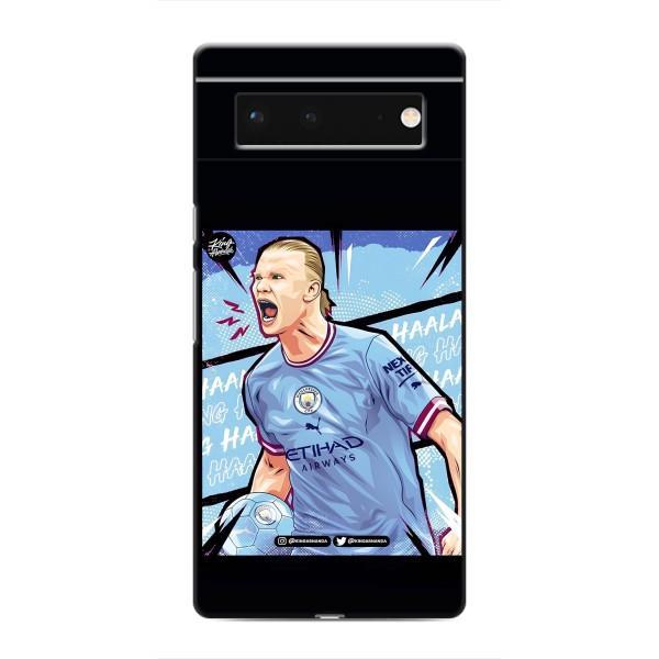 Чехлы с футболистом Ерлинг Холанд для Google Pixel 6 (AlphaPrint)
