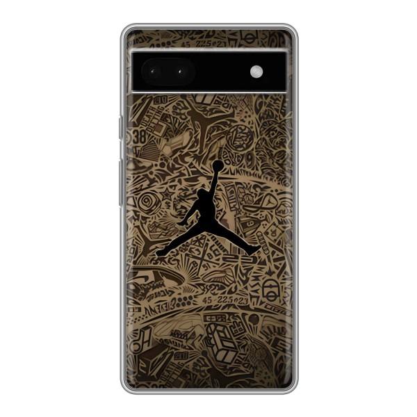 Чехлы для Google Pixel 6a - с картинкой JORDAN (AlphaPrint) – Logo Jordan