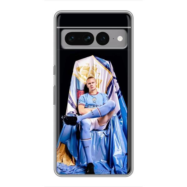 Чехлы с футболистом Ерлинг Холанд для Google Pixel 7 Pro (AlphaPrint) – футболист Холанн