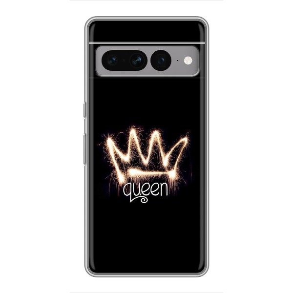 Чехол (Корона на чёрном фоне) для Гугул Пиксель 7 Про – Корона