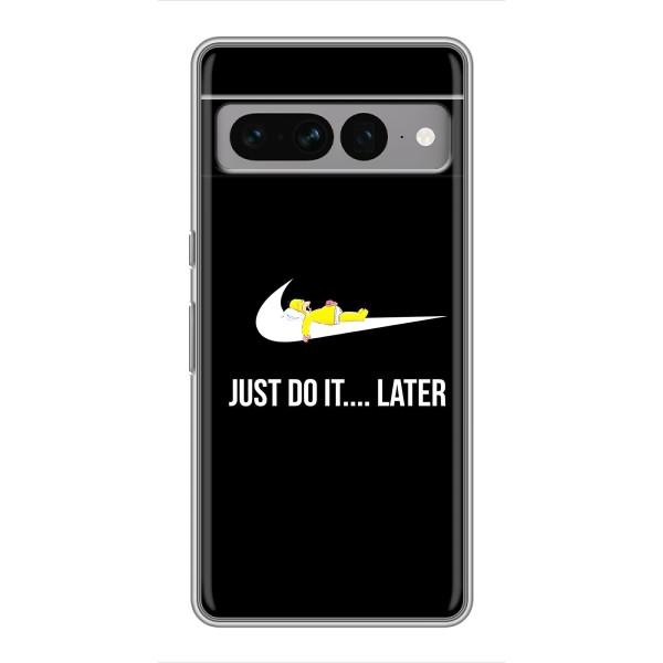 Чохол з логтипом Найк на Google Pixel 7 Pro – Nike just do it