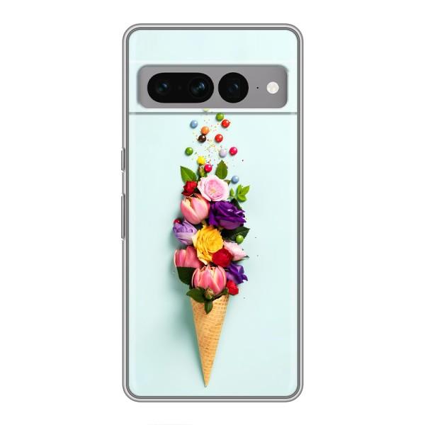 Чохли з тематикою "КВІТИ" на Google Pixel 7 Pro – Квітка-морозиво