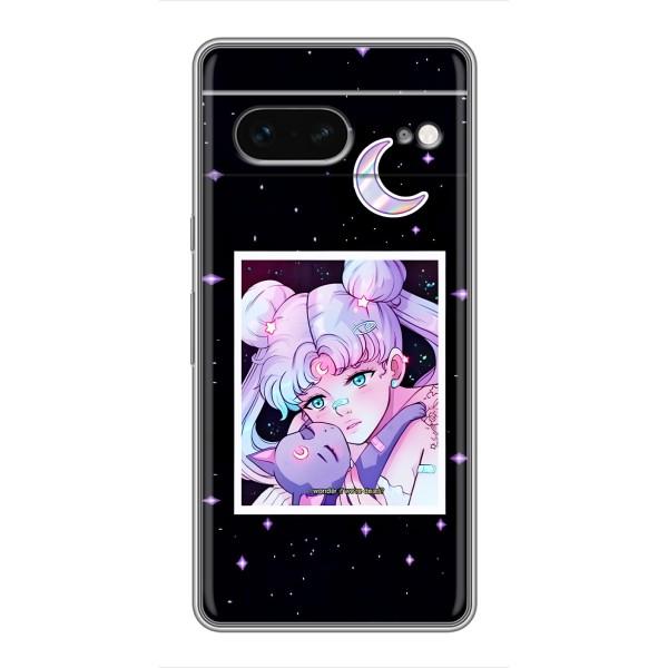 Чехлы Персонажи Аниме Наруто для Google Pixel 7 (AlphaPrint) – Сейлор Мун