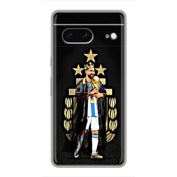 Чехлы для Google Pixel 7 (Leo чемпион) (AlphaPrint) – Месси Король