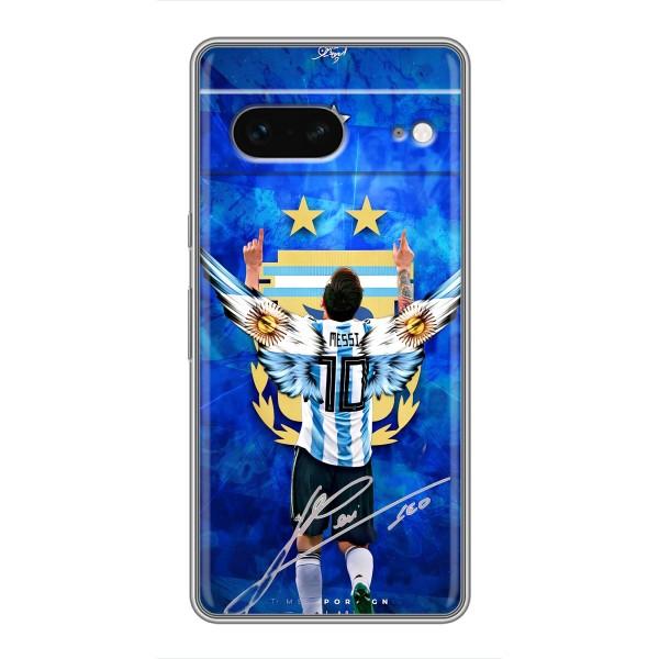 Чехлы для Google Pixel 7 (Leo чемпион) (AlphaPrint) – Месси сборная
