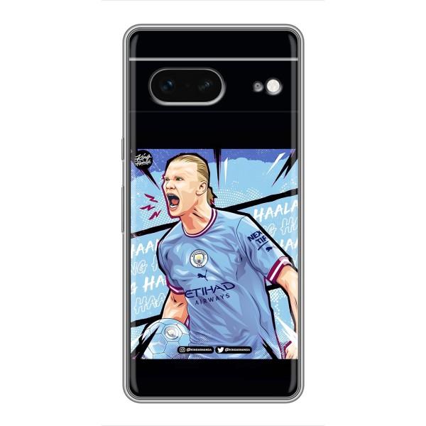 Чехлы с футболистом Ерлинг Холанд для Google Pixel 7 (AlphaPrint) – гол Эрлинг Холланд