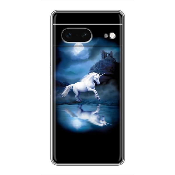 Чехол для Гугл Пиксель 7 - (Единорожки - Новинки) (AlphaPrint) – Единорог