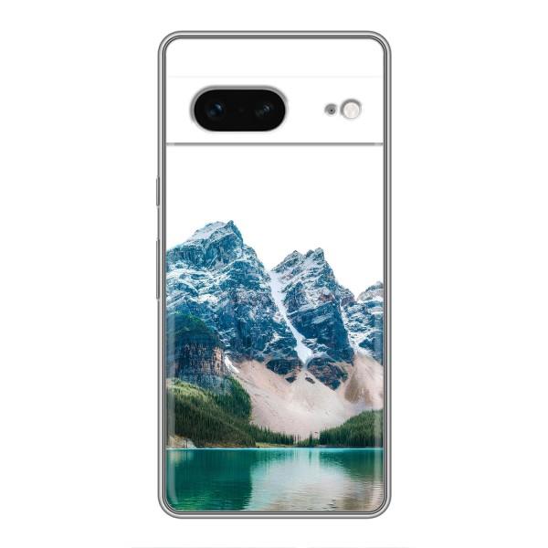 Силиконовый чехол с КАРТИНКАМИ лето для Google Pixel 7 (AlphaPrint) – Гори