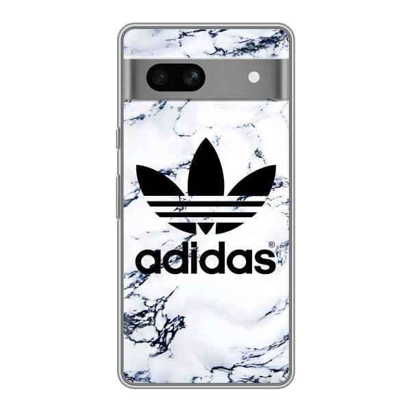 Чохли Адидас для Google Pixel 7A (AlphaPrint) – Адідас на мраморі