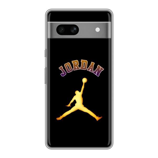 Чохли для Google Pixel 7A - з картинкою JORDAN (AlphaPrint) – Jordan Gold