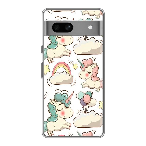 Чохол для Гоогле Піксел 7А - (Єдинорожки - Новинки) (AlphaPrint) – Єдиноріжки