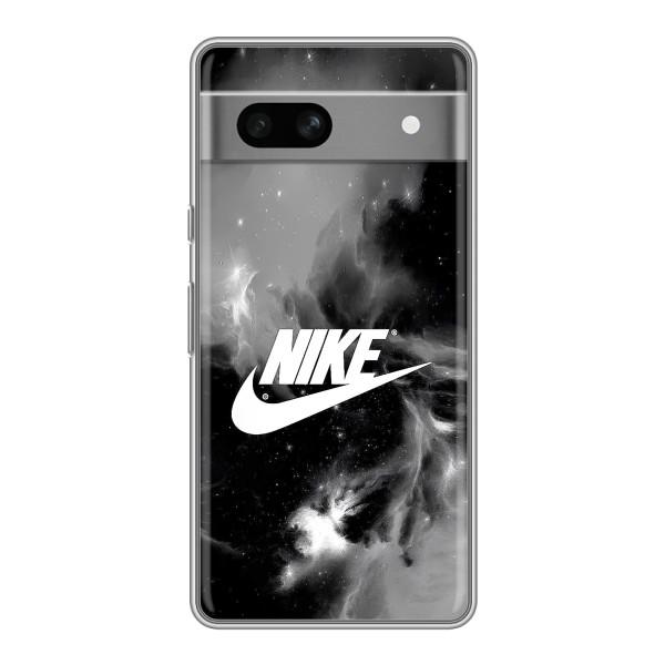 Чехол с логотипом Найк на Google Pixel 7A – Найк дымчатый