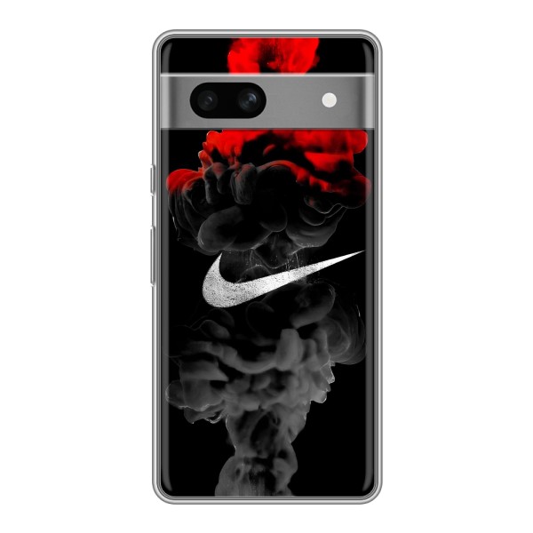 Чехол с логотипом Найк на Google Pixel 7A – Найк на черном
