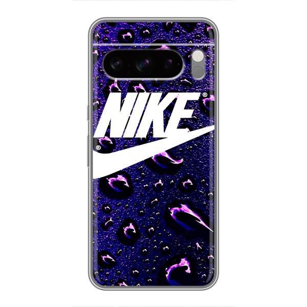 Чехол с логотипом Найк на Google Pixel 8 Pro – Найк на фиолетовом