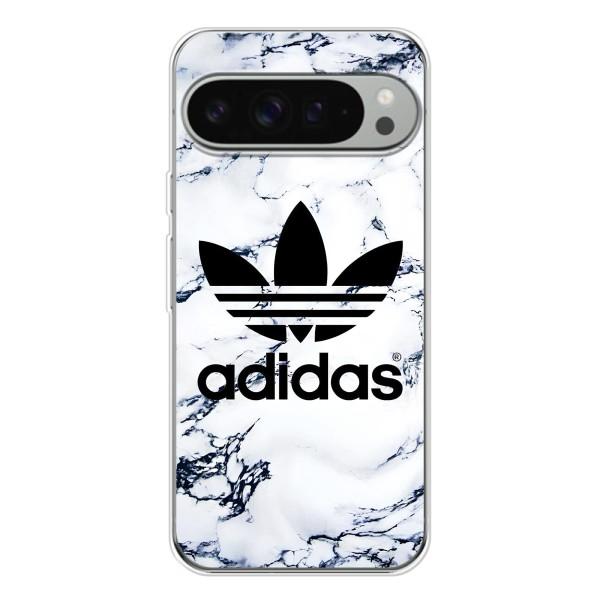 Чехлы Адидас для Google Pixel 9 Pro XL (AlphaPrint) – Адидас на мраморе