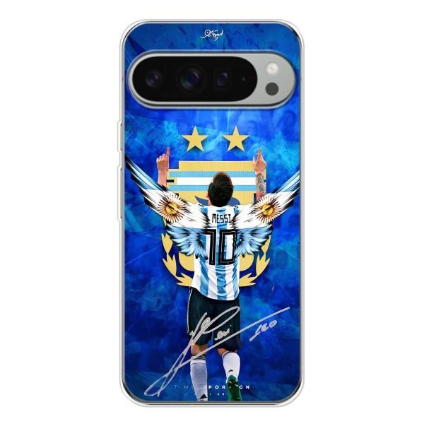 Чехлы для Google Pixel 9 Pro XL (Leo чемпион) (AlphaPrint) – Месси сборная