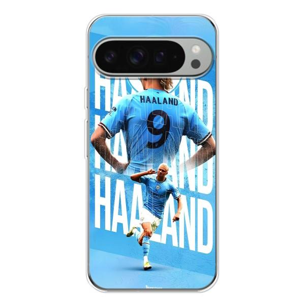 Чехлы с футболистом Ерлинг Холанд для Google Pixel 9 Pro XL (AlphaPrint) – Erling Haaland