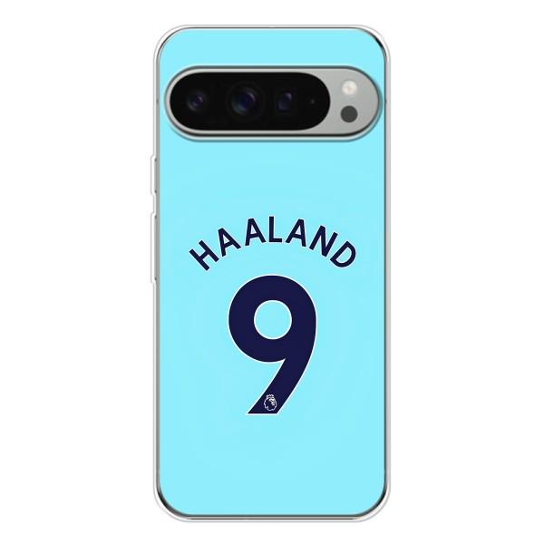Чехлы с футболистом Ерлинг Холанд для Google Pixel 9 Pro XL (AlphaPrint) – Ерлинг Холанд 9