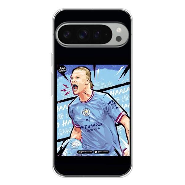 Чехлы с футболистом Ерлинг Холанд для Google Pixel 9 Pro XL (AlphaPrint) – гол Эрлинг Холланд