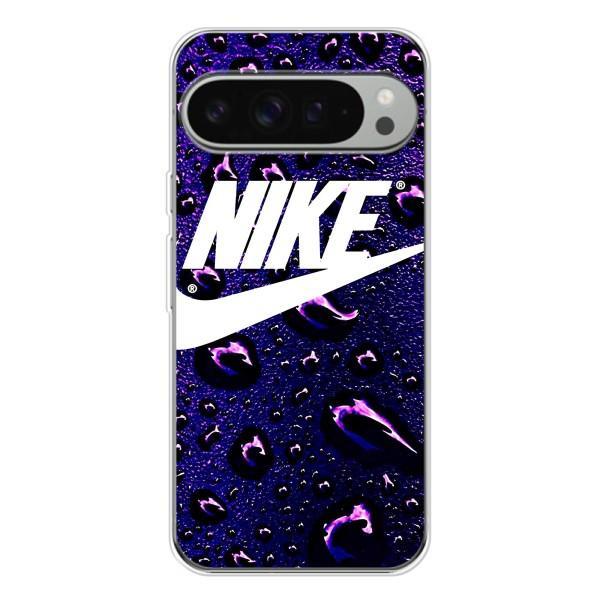 Чехол с логотипом Найк на Google Pixel 9 Pro XL – Найк на фиолетовом