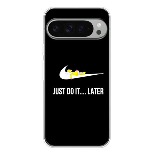 Чехол с логотипом Найк на Google Pixel 9 Pro XL – Nike just do it