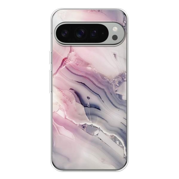 Мраморный чехол на Google Pixel 9 Pro XL (VPrint) – Пурпурный Мрамор